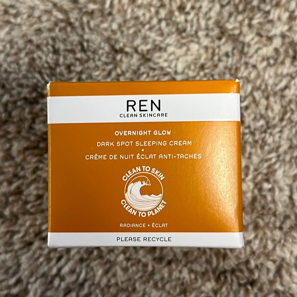 NEW - REN Overnight Glow Dark Spot Sleeping Cream